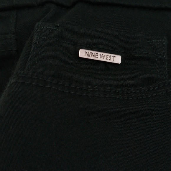 New Nine West Dark Green Pull On Jeans / Size 14 - Picture 8 of 8